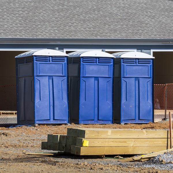 how can i report damages or issues with the porta potties during my rental period in Hometown West Virginia